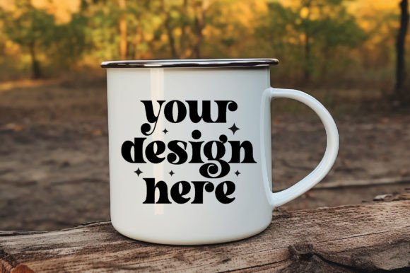 Camping Mug Mockup Enamel 10 Graphics Review