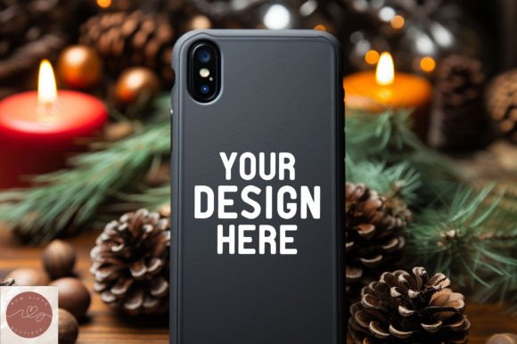Cell Phone Case White Mockup 9 for Graphics and Accessories Mockups