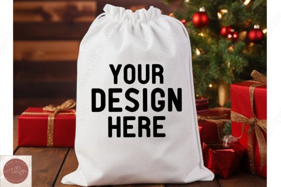 Christmas Santa Sack Mockup 11: Graphics for Christmas Amp Campaigns