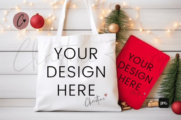 Christmas Tote Card Mockup Review for Real Projects