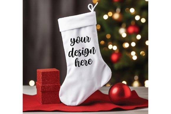 Christmas White Stocking Mockup 5 Review