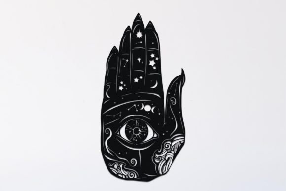 Cosmic Hamsa Drawing 62: A Practical Review for Graphics and Illustrations Sellers