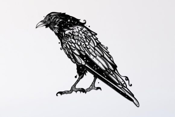 Crow Drawing 85: A Craftsman's Review of These Graphics and Illustrations