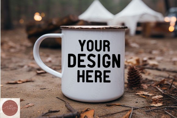 Enamel Camping Mug Mockup 11: Essential Graphics for Mugs Amp Sellers