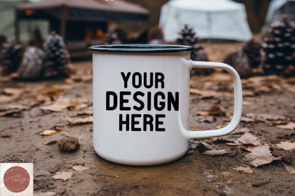 Enamel Camping Mug Mockup 3: Graphics for Mugs Amp Editorial Design