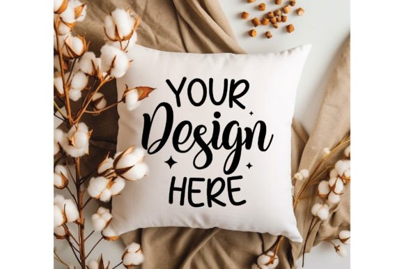 Fall Autumn Home Decor Pillow Mockup 26: A Graphics and Pillows Amp Review
