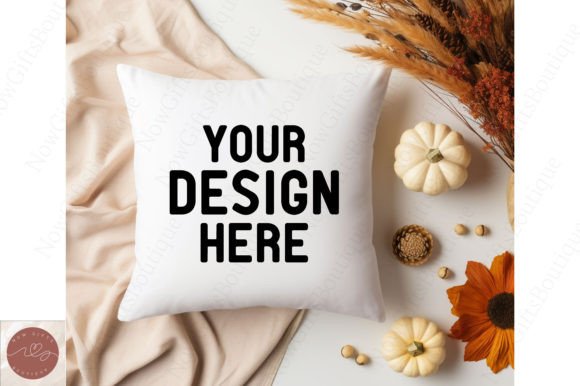 Fall Pillow Autumn Mockup 19 Review for Graphics and Pillows Amp