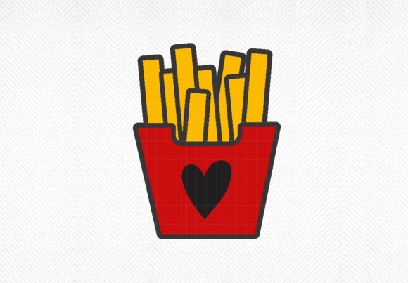 French Fries SVG, French Fries Cut File for Graphics and Crafts