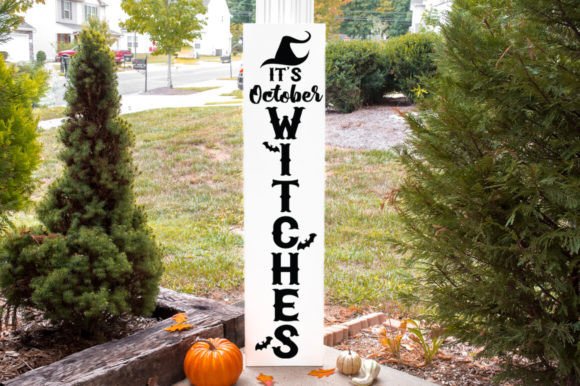 It s October Witches SVG for Front Door Graphics