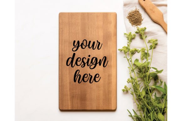 Kitchen Cutting Board Mockup Vol 30 Graphics