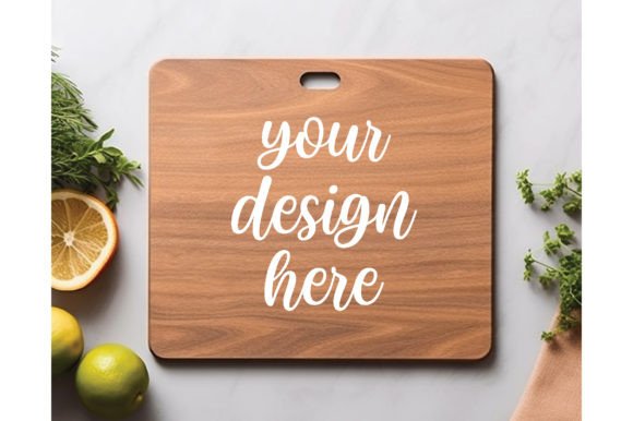 Kitchen Cutting Board Mockup Vol 35 Graphics Review