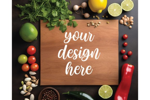 Kitchen Cutting Board Mockup Vol 48: A Designer’s Take on Graphics for Kitchenware
