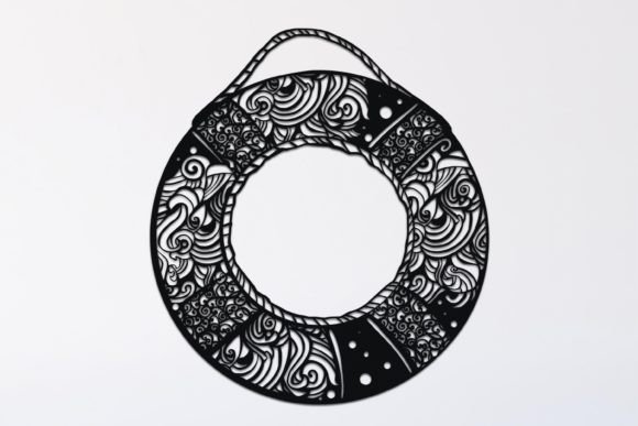 Lifebuoy Mandala Drawing 133 Review for Real Embroidery