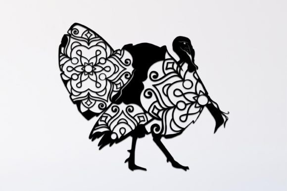 Turkey Mandala Drawing 122: Premium Graphics and Illustrations for Local Brands